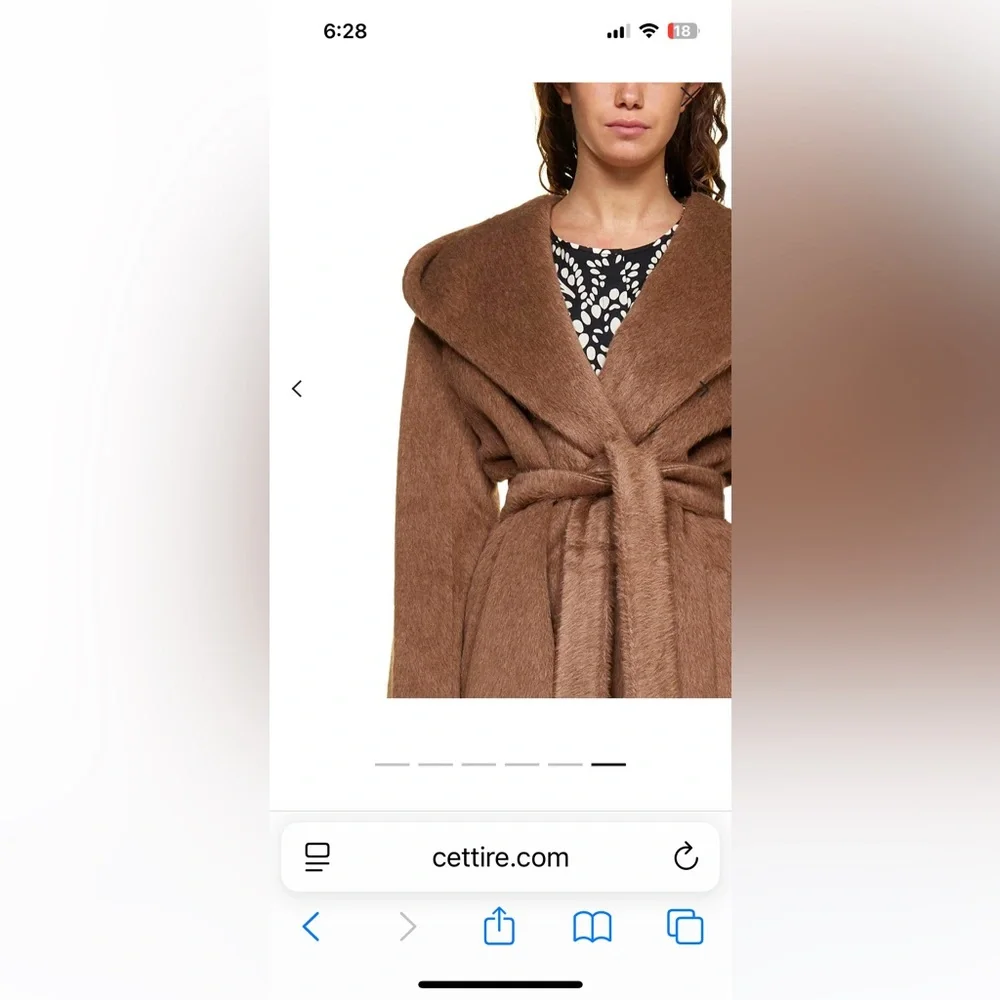 MAX MARA EGERIA AUTHENTIC COAT MADE IN ITALY Size 6 Fits 8/10 - Picture 2 of 11